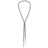 1D005 COLLIER LONG | WHITE BRONZE