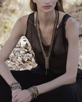 1K003 DOUBLE WRAP BRACELET | KAKI - Marie Laure Chamorel