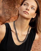 1L002 LONG NECKLACE | BLACK - Marie Laure Chamorel