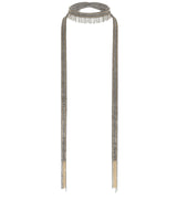 1L005 MULTI TWIST LARIAT NECKLACE | ANTIQUE SILVER - Marie Laure Chamorel