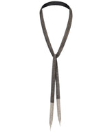 1L010 LARIAT NECKLACE | BLACK RUTHENIUM - Marie Laure Chamorel