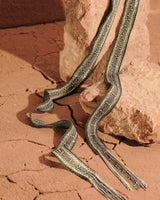 1L010 LARIAT NECKLACE | KAKI ANTIQUE GOLD - Marie Laure Chamorel