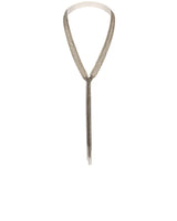 1L011 LONG NECKLACE | OFF WHITE WHITE BRONZE - Marie Laure Chamorel