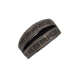 1L012 DOUBLE WRAP BRACELET | BLACK RUTHENIUM - Marie Laure Chamorel