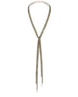 1L014 LARIAT NECKLACE | OFF WHITE - Marie Laure Chamorel