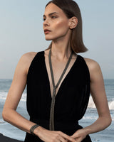 1L015 DOUBLE WRAP BRACELET | BLACK - Marie Laure Chamorel