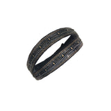 1L015 DOUBLE WRAP BRACELET | BLACK - Marie Laure Chamorel