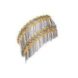 1M003 DOUBLE WRAP BRACELET | GOLD RUTHENIUM - Marie Laure Chamorel