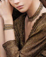 1M009 DOUBLE WRAP BRACELET | ANTIQUE GOLD - Marie Laure Chamorel