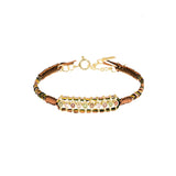 N° 965 BRACELET | GOLD CARAMEL BROWN