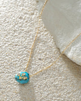 N° 982 COLLIER | GOLD BLUE