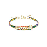 N° 965 BRACELET | GOLD GREEN YELLOW - Marie Laure Chamorel
