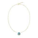 N° 982 NECKLACE | GOLD BLUE - Marie Laure Chamorel