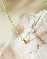 N° 992 NECKLACE | GOLD TURQUOISE - Marie Laure Chamorel
