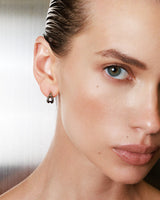 N° 997 EARRING | BICOLORE BLACK - Marie Laure Chamorel