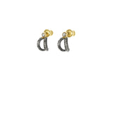 N° 997 EARRING | BICOLORE BLACK - Marie Laure Chamorel