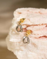 N° 997 EARRINGS | BICOLORE BLACK - Marie Laure Chamorel