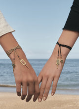 N° 181 LARIAT NECKLACE | GOLD GREY - Marie Laure Chamorel