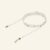 N° 182 NECKLACE | WHITE SILVER WHITE - Marie Laure Chamorel