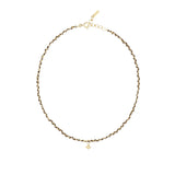 N° 822 NECKLACE | GOLD BROWN - Marie Laure Chamorel