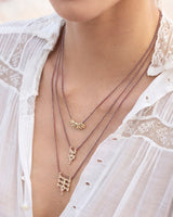 N° 902 NECKLACE | GOLD RED NAVY - Marie Laure Chamorel