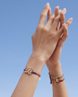 N° 905 BRACELET | GOLD RED NAVY - Marie Laure Chamorel