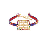 N° 905 BRACELET | GOLD RED NAVY - Marie Laure Chamorel