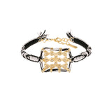 N° 905 BRACELET | GOLD WHITE BLACK - Marie Laure Chamorel