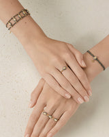 N° 928 BRACELET | RUTHENIUM LUREX GOLD - Marie Laure Chamorel