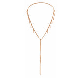N° 943 LARIAT NECKLACE | PINK GOLD - Marie Laure Chamorel