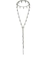 N° 944 MULTI TWIST LARIAT NECKLACE | RUTHENIUM LUREX GOLD - Marie Laure Chamorel
