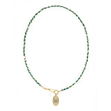 N° 951 NECKLACE | GOLD GREEN - Marie Laure Chamorel