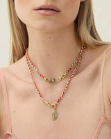 N° 952 NECKLACE | GOLD RED - Marie Laure Chamorel