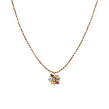N° 976 NECKLACE | GOLD BROWN CARAMEL - Marie Laure Chamorel