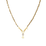 N° 989 NECKLACE | GOLD BROWN - Marie Laure Chamorel