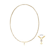 N° 989 NECKLACE | GOLD BROWN - Marie Laure Chamorel