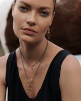 N° 989 NECKLACE | RUTHENIUM LUREX GOLD - Marie Laure Chamorel