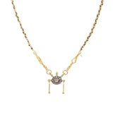 N° 990 NECKLACE | GOLD BROWN - Marie Laure Chamorel