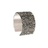 QC038 BIS CUFF BRACELET | METALLIC LIGHT GOLD - Marie Laure Chamorel