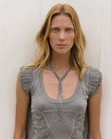 1C002 NECKLACE | WHITE BRONZE - Marie Laure Chamorel