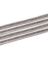 1D005 LARIAT NECKLACE | WHITE BRONZE - Marie Laure Chamorel