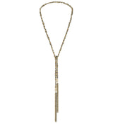 1J006 LARIAT NECKLACE | ANTIQUE GOLD - Marie Laure Chamorel