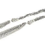 1J006 LARIAT NECKLACE | ANTIQUE SILVER - Marie Laure Chamorel