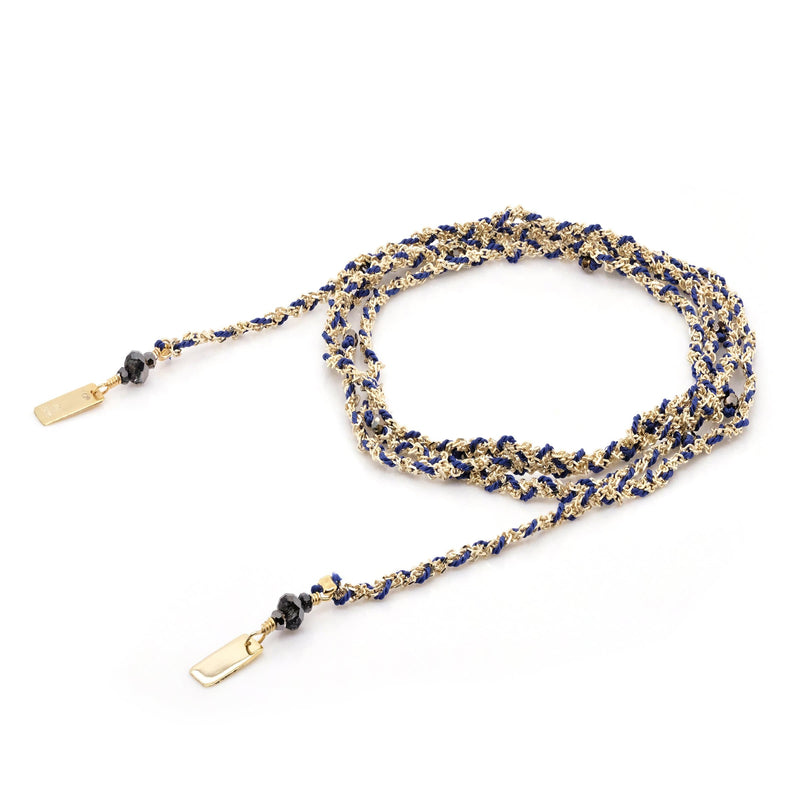 N° 182 NECKLACE | GOLD NAVY