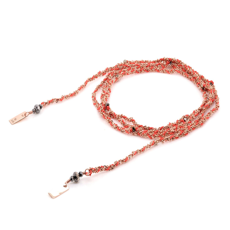 N° 182 COLLIER | PINK GOLD CORAIL