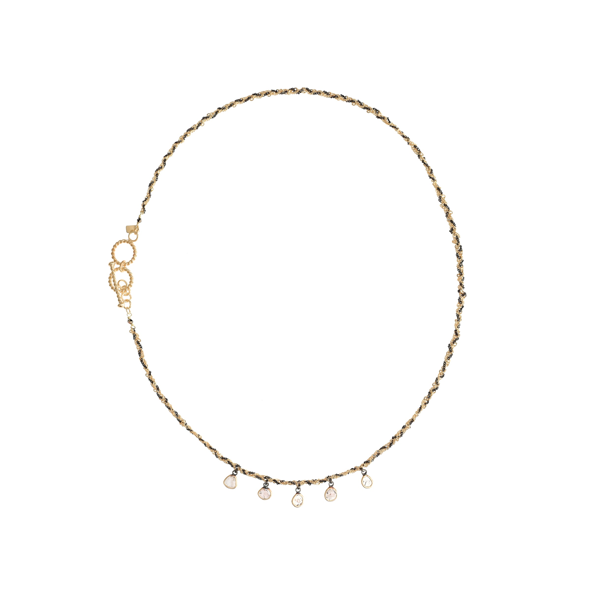 Gold Double Chain Necklace  Monte Carlo by Oomiay – Oomiay Jewelry