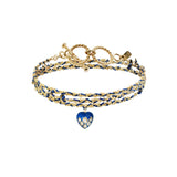 N° 782 COLLIER | GOLD NAVY HEART