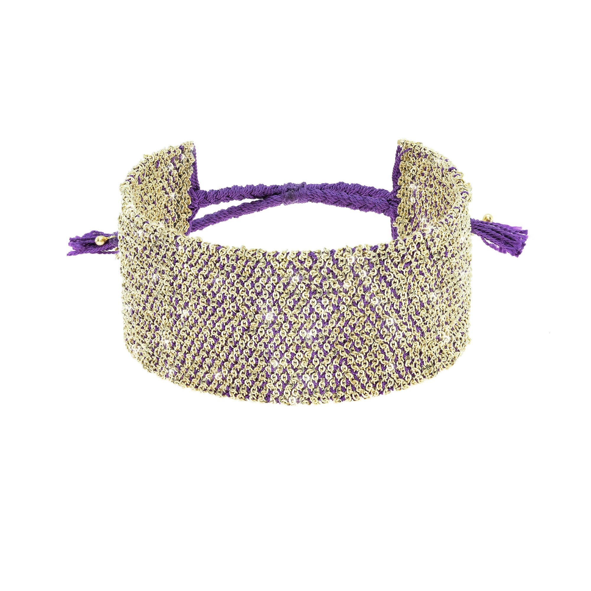 N° 829 BRACELET GOLD AMETHYST Marie Laure Chamorel