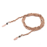 N° 182 NECKLACE | PINK GOLD GREY - Marie Laure Chamorel