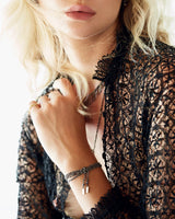 N° 182 NECKLACE | RUTHENIUM LUREX GOLD - Marie Laure Chamorel